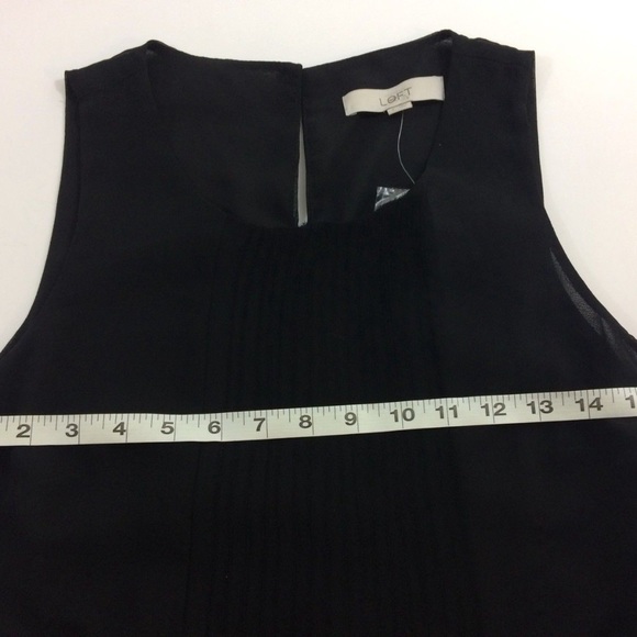 Ann Taylor LOFT Black Sleeveless Sheath Dress - Picture 7 of 8